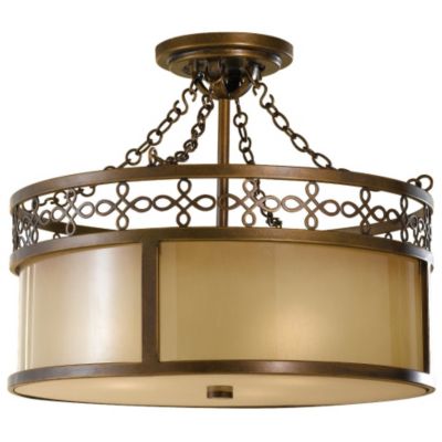 Justine Semi-Flushmount by Feiss - Starlight Lighting USA and Canada